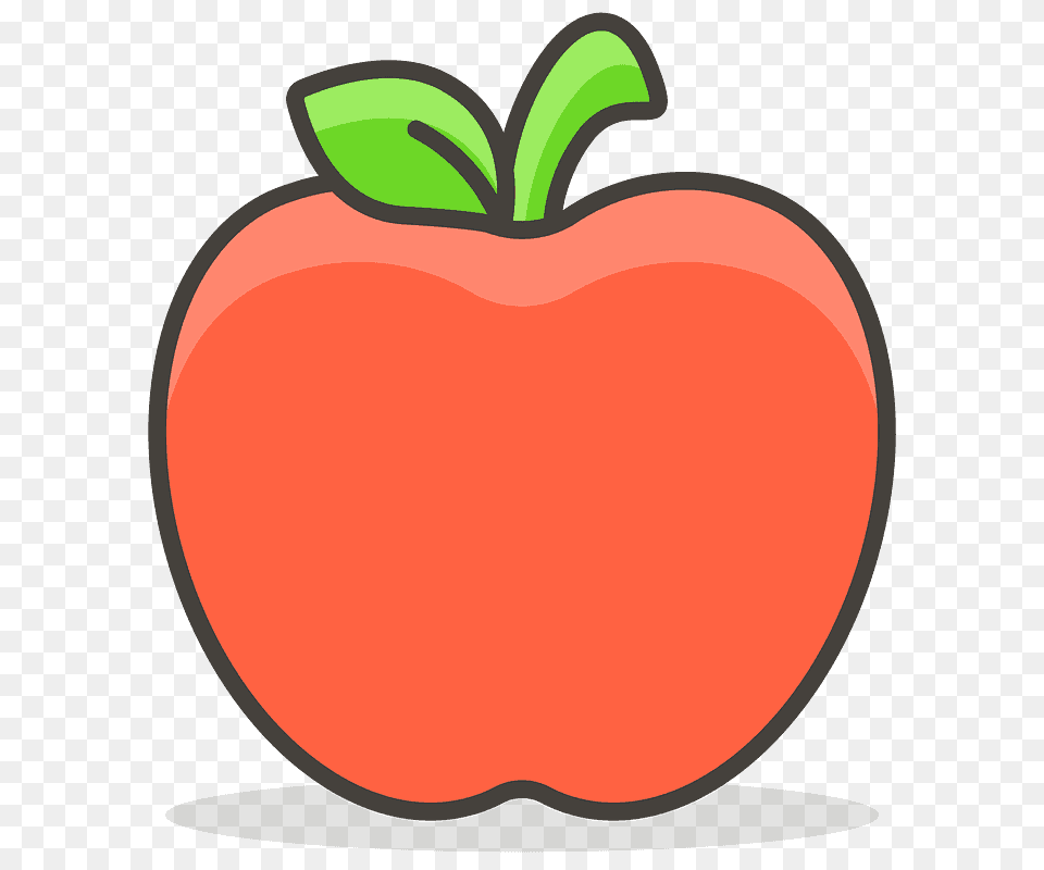 Apple Icon Of 780 Vector Emoji Red, Food, Fruit, Plant, Produce Free Png Download
