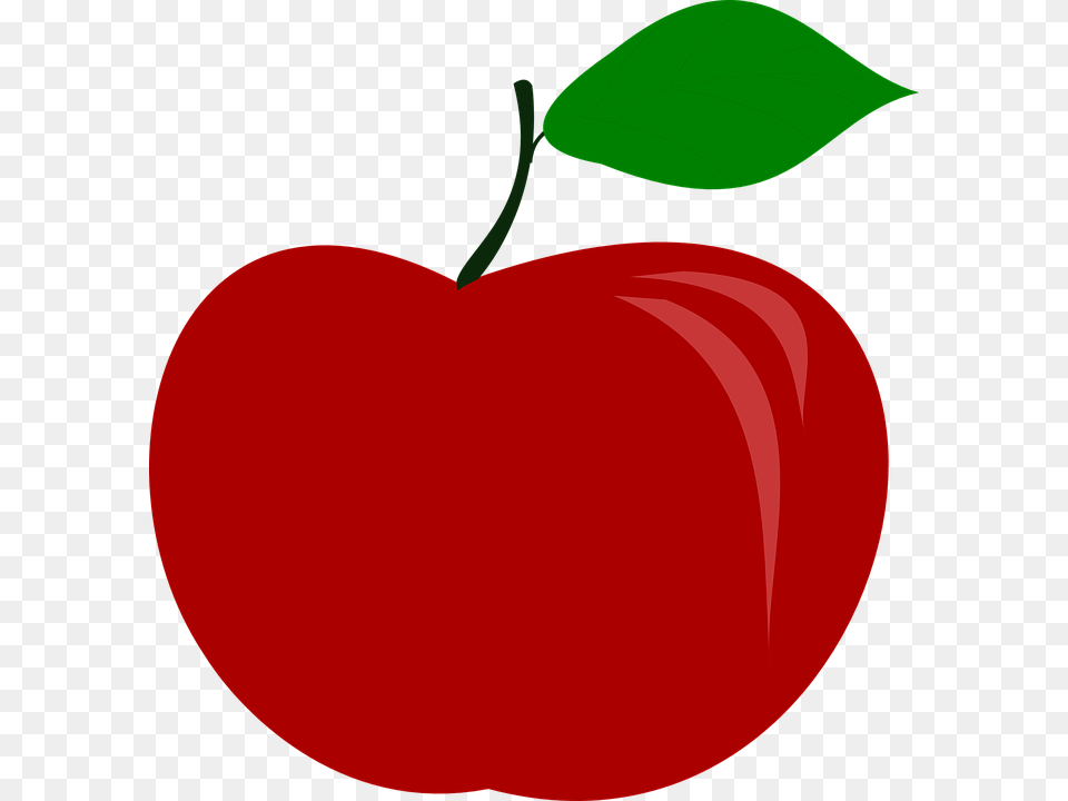 Apple Fruit Clipart, Food, Plant, Produce Png Image