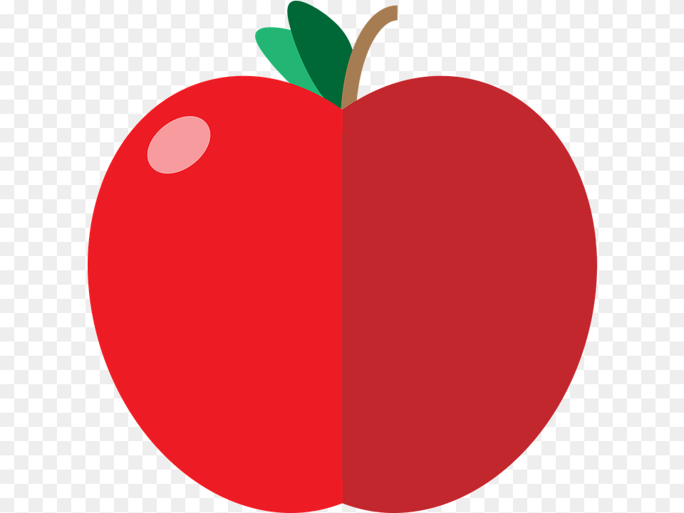 Apple Fruit Fresh Vector Graphic On Pixabay Apple Graphic, Food, Plant, Produce Png Image