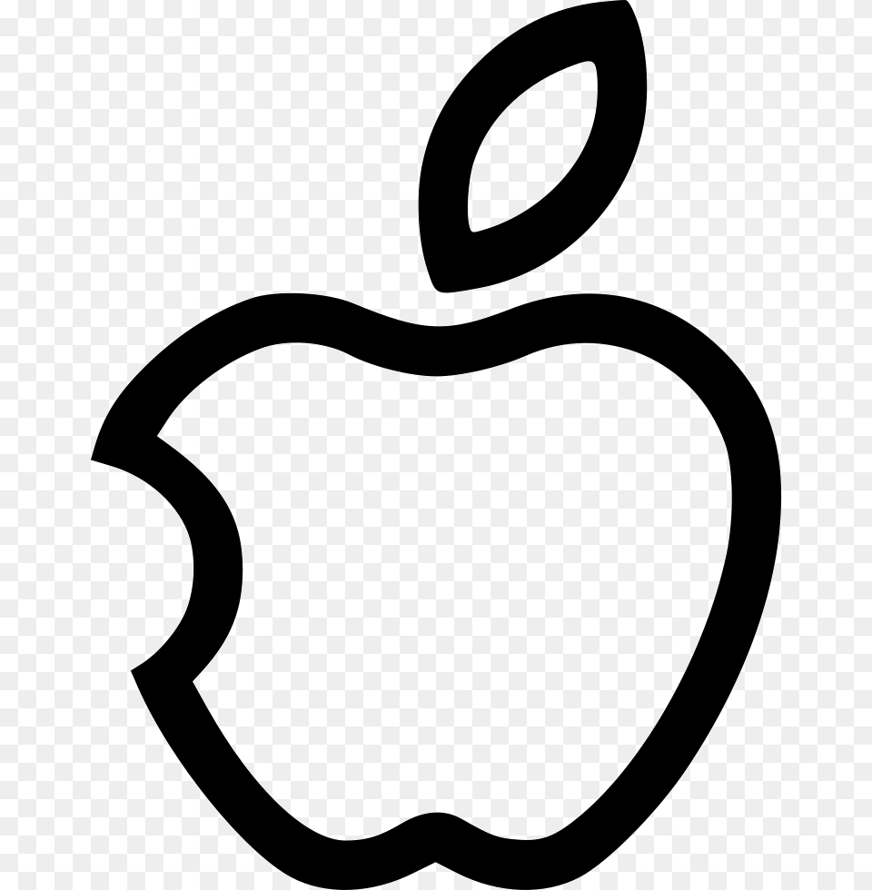 Apple Fruit Teaching Study Basic School Iphone Symbol, Stencil, Food, Plant, Produce Free Png