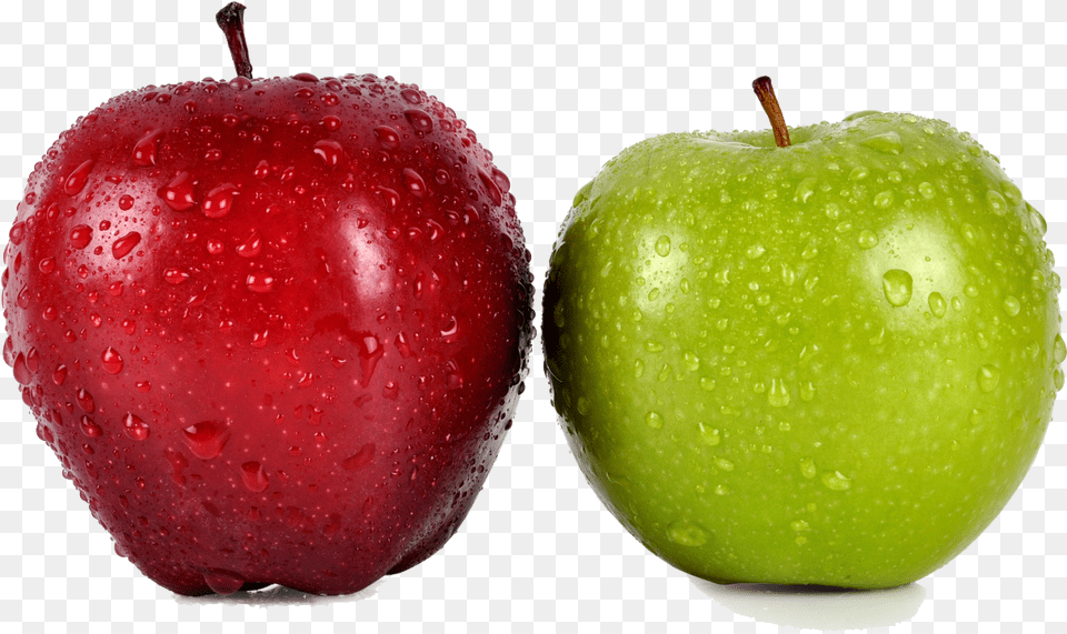 Apple Fruit Transparent Images Only Red And Green Apple, Food, Plant, Produce Free Png