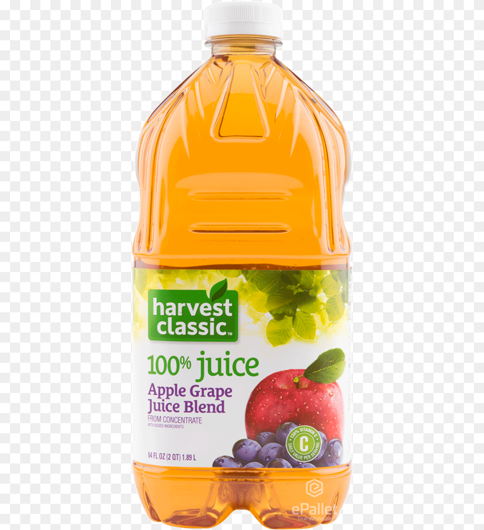 Apple Grape Juice Blend Epallet Juice Box True Plastic Bottle, Beverage, Food, Fruit, Plant Free Png Download