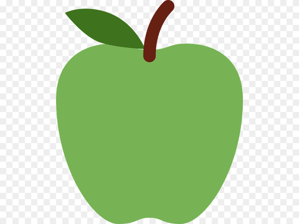 Apple Green Green Apple Fruit Diet Nature Emoji Pomme Verte, Food, Plant, Produce Free Transparent Png