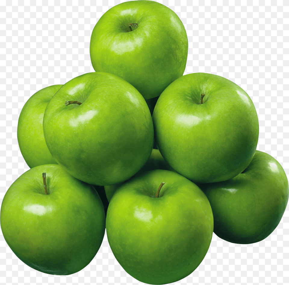 Apple Green Pile, Food, Fruit, Plant, Produce Png