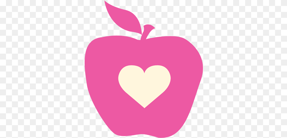 Apple Heart Flat Icon Apple Heart Svg, Food, Fruit, Plant, Produce Png