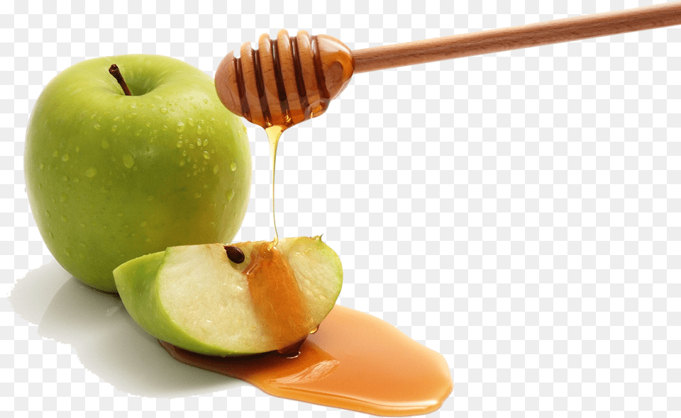Apple Honey Clipart Jewish Apple And Honey, Food, Fruit, Plant, Produce Png