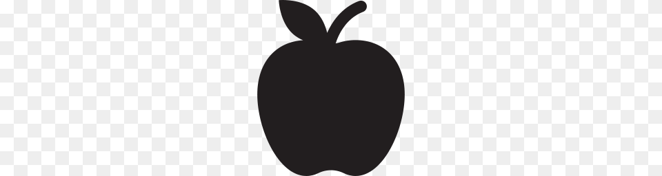 Apple Icon Glyph, Food, Fruit, Plant, Produce Free Transparent Png