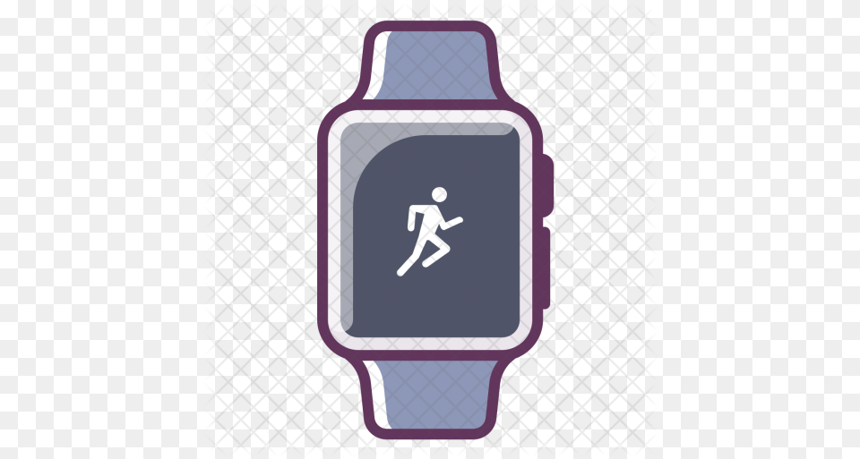 Apple Icon Of Colored Outline Style Analog Watch, Arm, Body Part, Person, Wristwatch Free Png Download