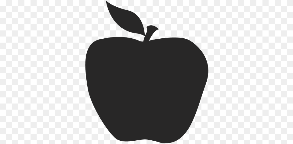 Apple Icon Silhouette Apple Icon, Food, Fruit, Plant, Produce Free Png Download