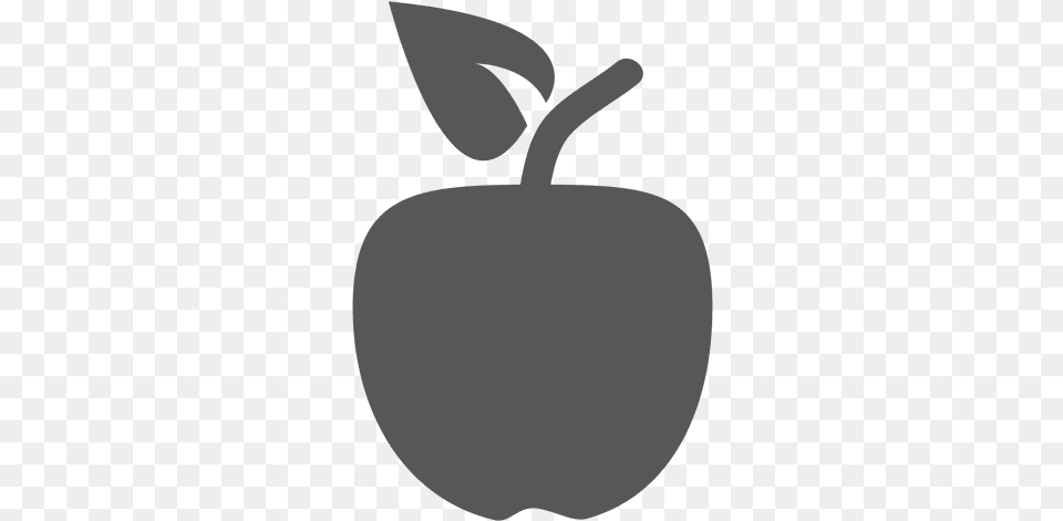 Apple Icon Transparent U0026 Svg Vector File Silueta Manzana, Food, Fruit, Plant, Produce Png