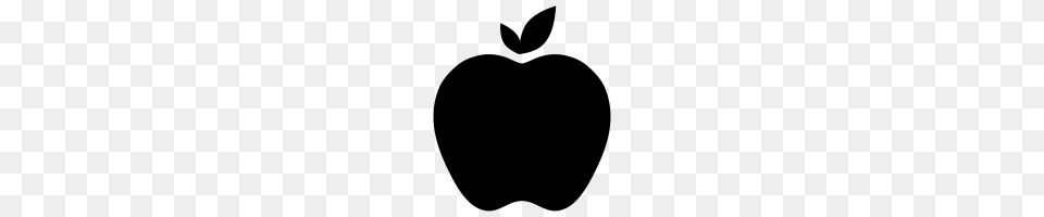 Apple Icons Noun Project, Gray Png Image