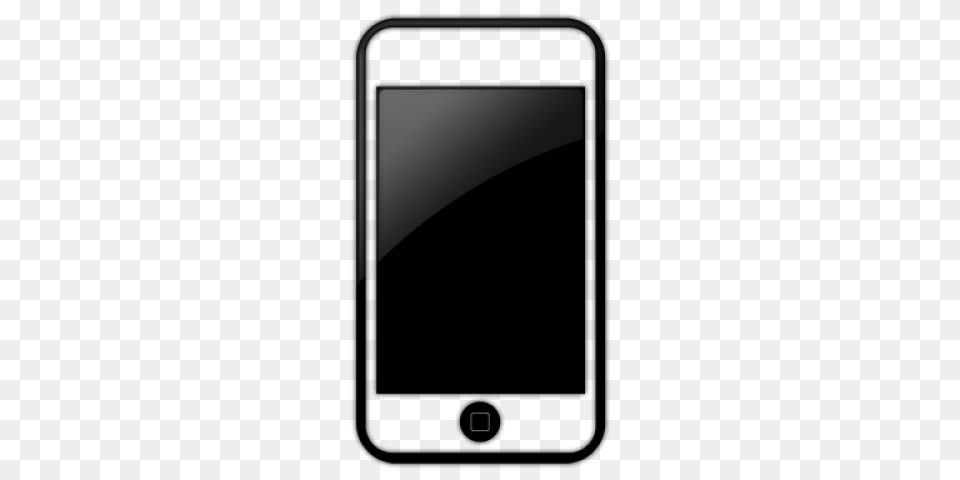 Apple Iphone Clipart Clip Art Black, Electronics, Mobile Phone, Phone Free Png
