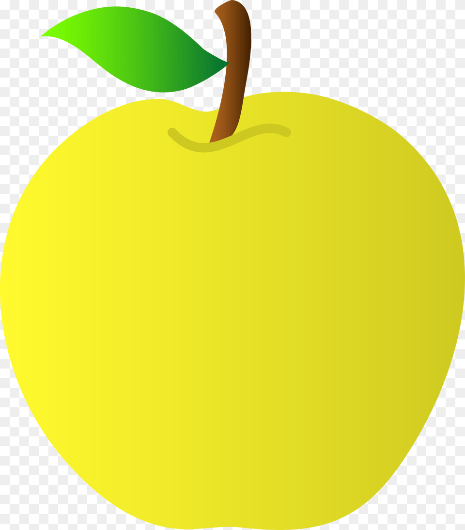 Apple Iphone Clipart Golden Apple Clipart Yellow, Food, Fruit, Plant, Produce Free Png Download