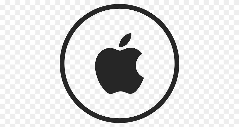 Apple Iphone Logo Mac Icon, Food, Fruit, Plant, Produce Png Image