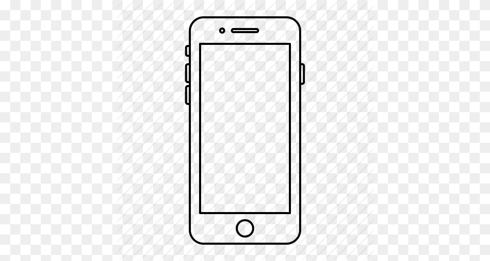 Apple Iphone Mobile Phone Screen Smartphone Icon, Electronics, Mobile Phone Free Png Download
