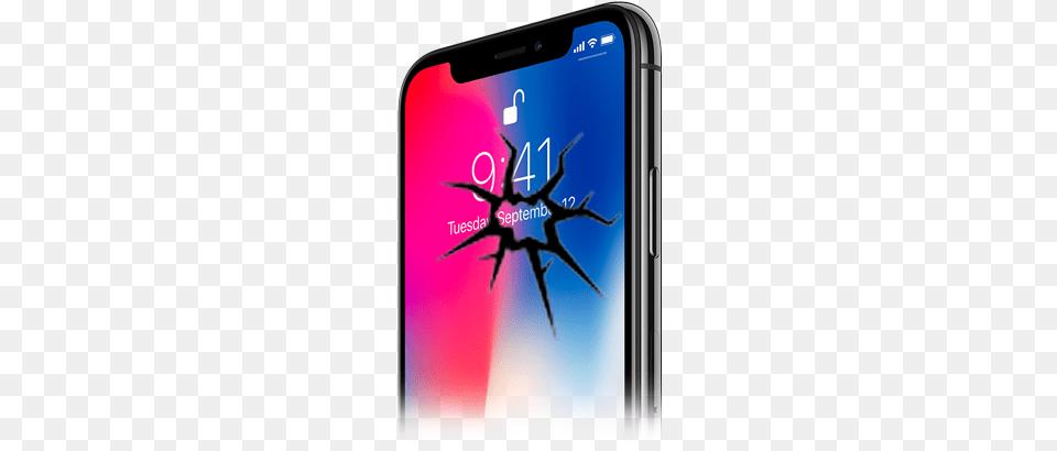 Apple Iphone X Cracked Screen Touch Iphone X Hd, Electronics, Mobile Phone, Phone Free Png Download