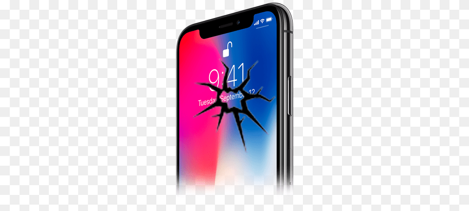 Apple Iphone X Cracked Screen Touch Not Working Bad Oled Display, Electronics, Mobile Phone, Phone Free Png
