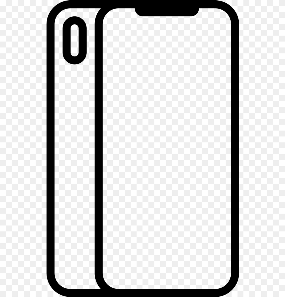 Apple Iphone X Frontback Camera Repair, Gray Png