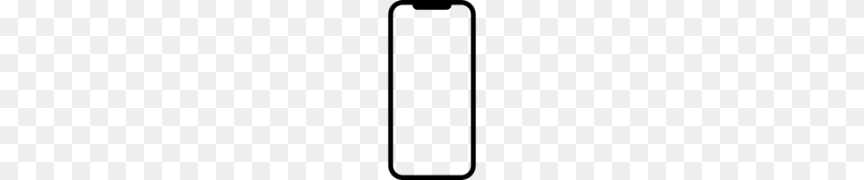 Apple Iphone X Icons Noun Project, Gray Free Png
