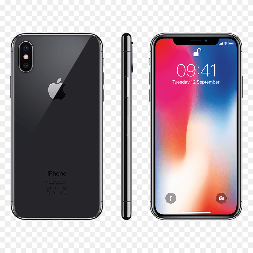 Apple Iphone X Space Gray, Electronics, Mobile Phone, Phone Free Png