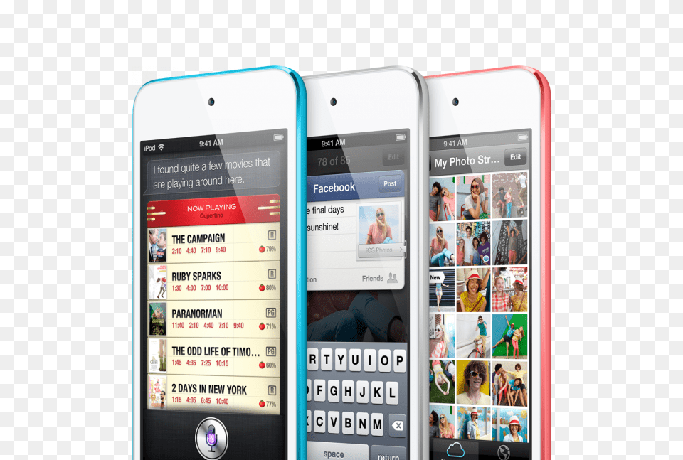 Apple Ipod Touch 5th Generation 64gb Mp3 Player Blue, Electronics, Mobile Phone, Phone, Person Free Png Download