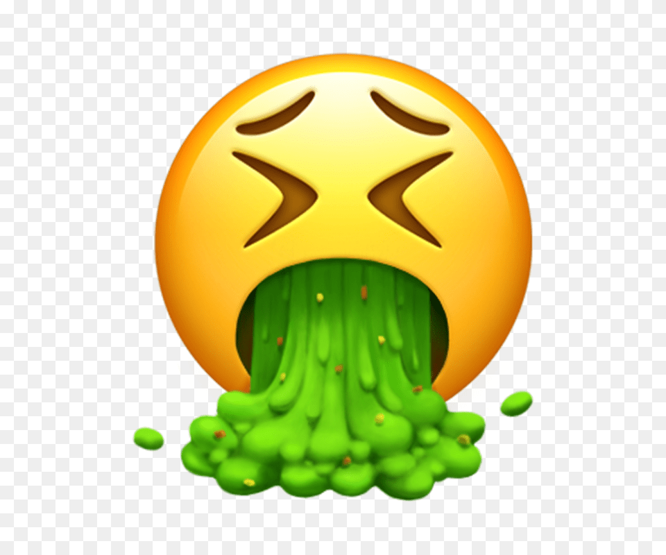 Apple Is Getting A Vomit Face Emoji To Make All Your Friendships, Helmet, Food, Produce, Ball Free Png