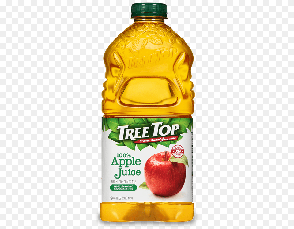 Apple Juice Bottle, Beverage, Cooking Oil, Food, Fruit Png Image