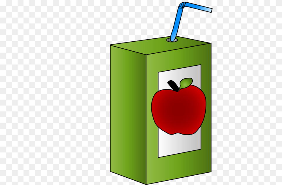 Apple Juice Files Clipart Cartoon Apple Juice Box, Food, Fruit, Plant, Produce Free Png Download