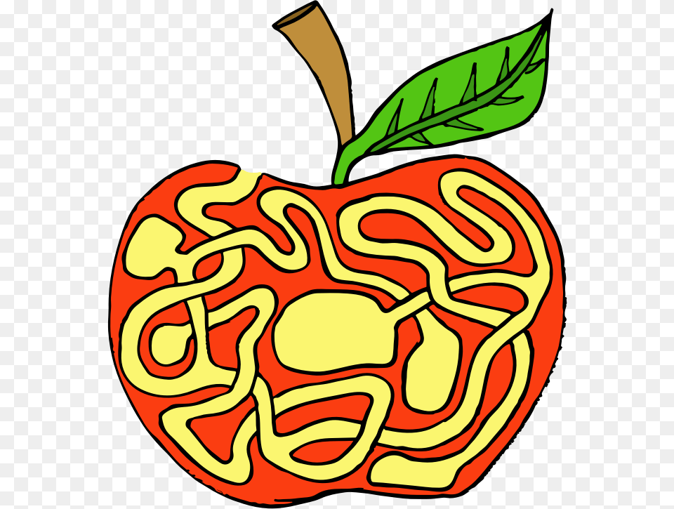 Apple Labyrinth Clipart Labyrinth Clip Art Food Fruit, Plant, Produce, Ketchup, Dynamite Free Png