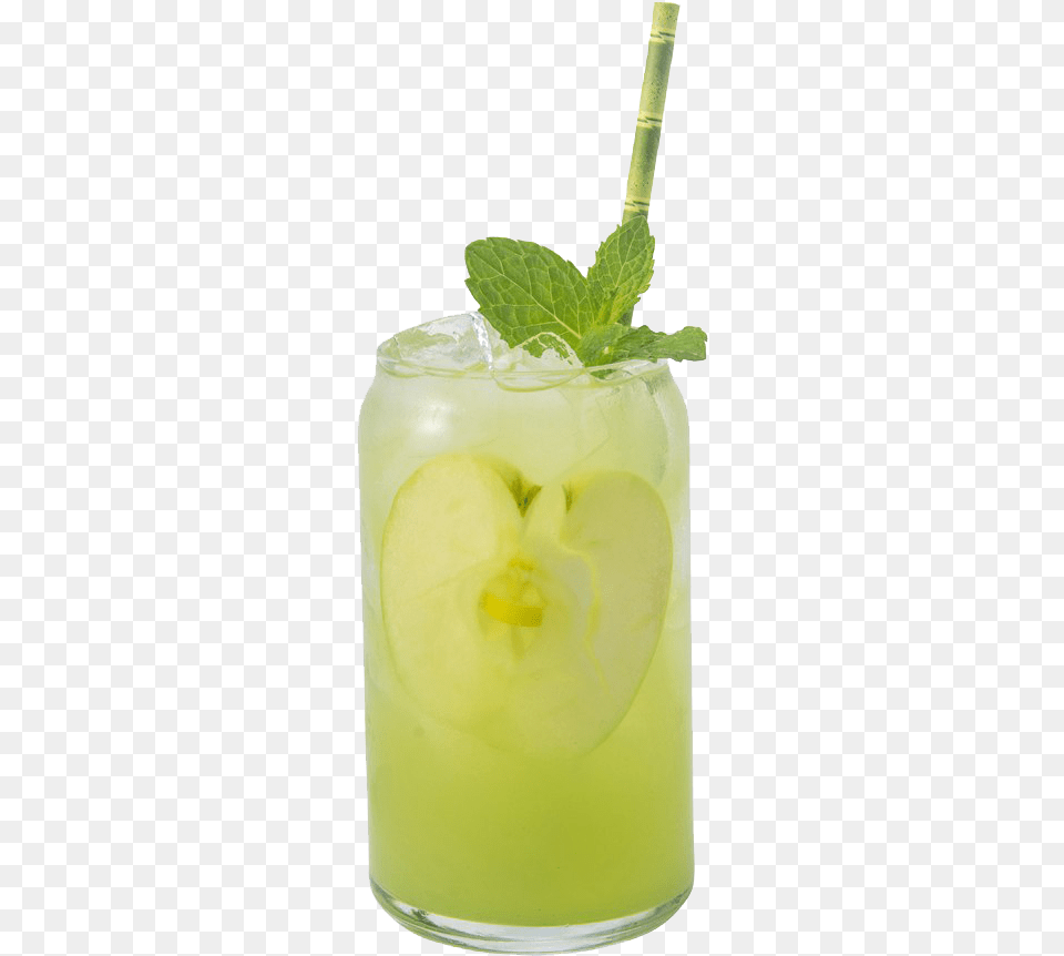 Apple Lemonade, Alcohol, Beverage, Cocktail, Herbs Free Png Download