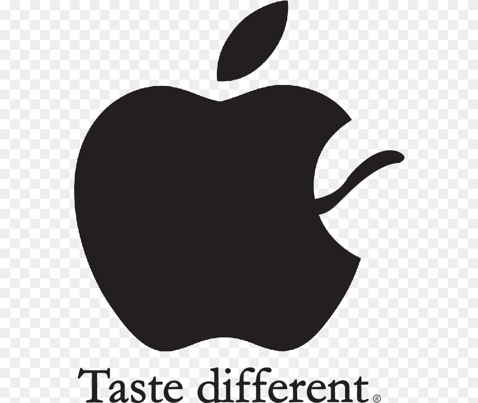 Apple Logo Apple Logo Parody, Food, Fruit, Plant, Produce Free Transparent Png