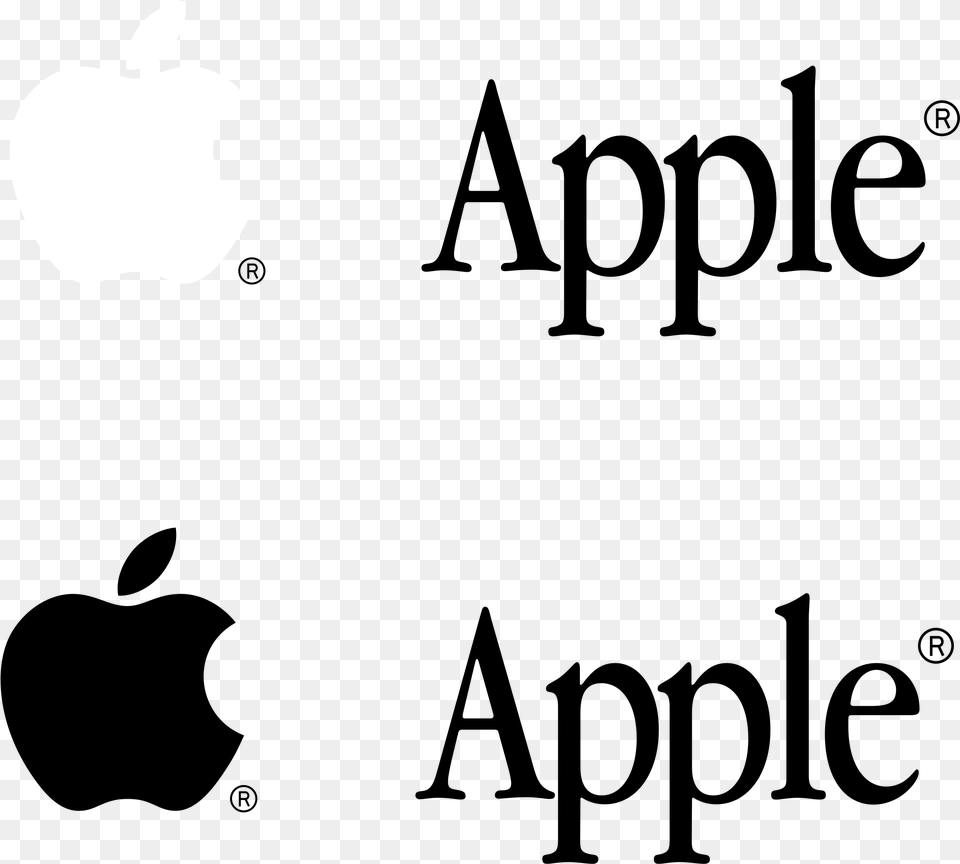 Apple Logo Black And White Apple Free Png Download