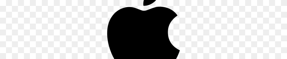Apple Logo Blanc Gray Png Image