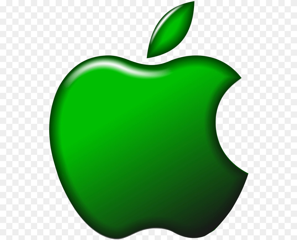 Apple Logo Clip Black And White Green Apple Logo, Food, Fruit, Plant, Produce Png Image
