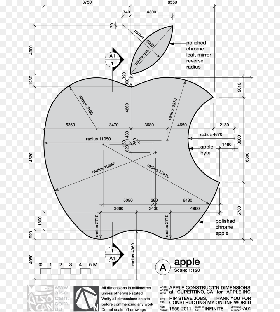 Apple Logo Explanation Apple Logo Construction, Chart, Plot, Cad Diagram, Diagram Free Transparent Png