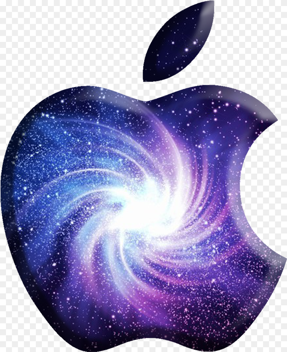 Apple Logo Galaxy Clipart Apple Logo Galaxy, Nature, Night, Outdoors, Flare Free Png Download