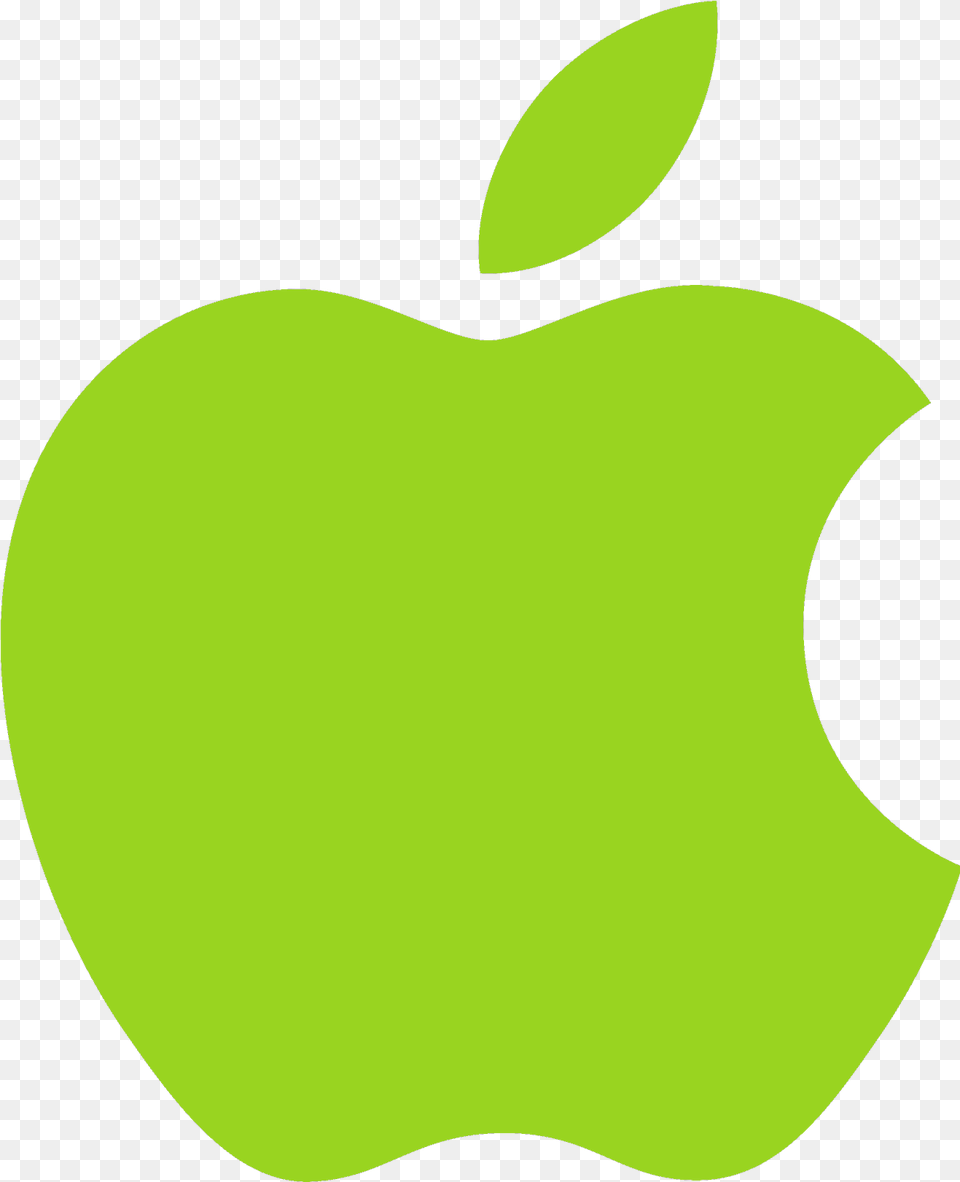 Apple Logo Icon Gif Transparent Clip Art Green Apple, Plant, Produce, Fruit, Food Png Image