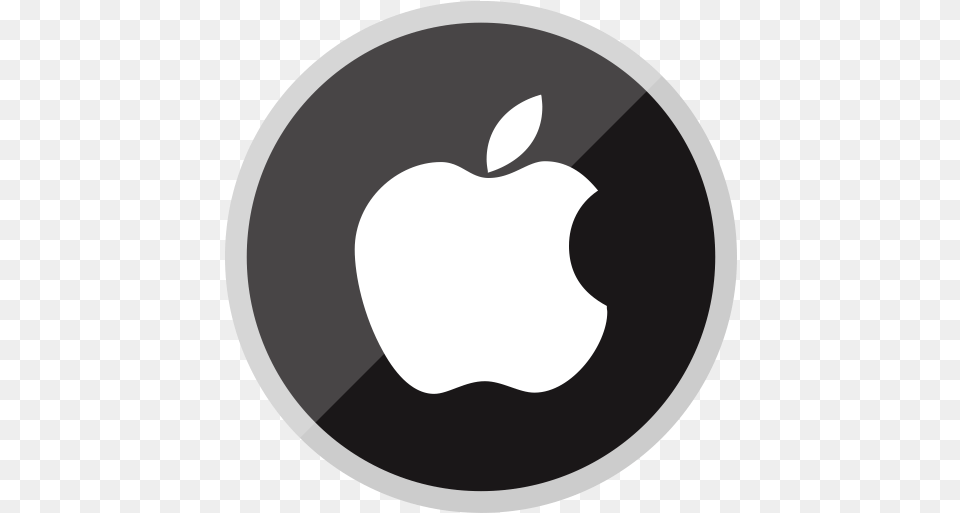 Apple Logo Icon Of Flat Style Available In Svg Eps Circle Ci, Produce, Food, Fruit, Plant Free Png Download