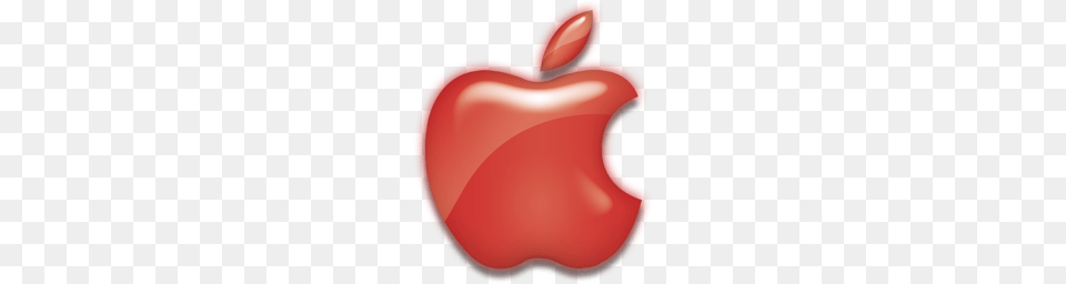 Apple Logo Red, Food, Ketchup, Fruit, Plant Free Png Download