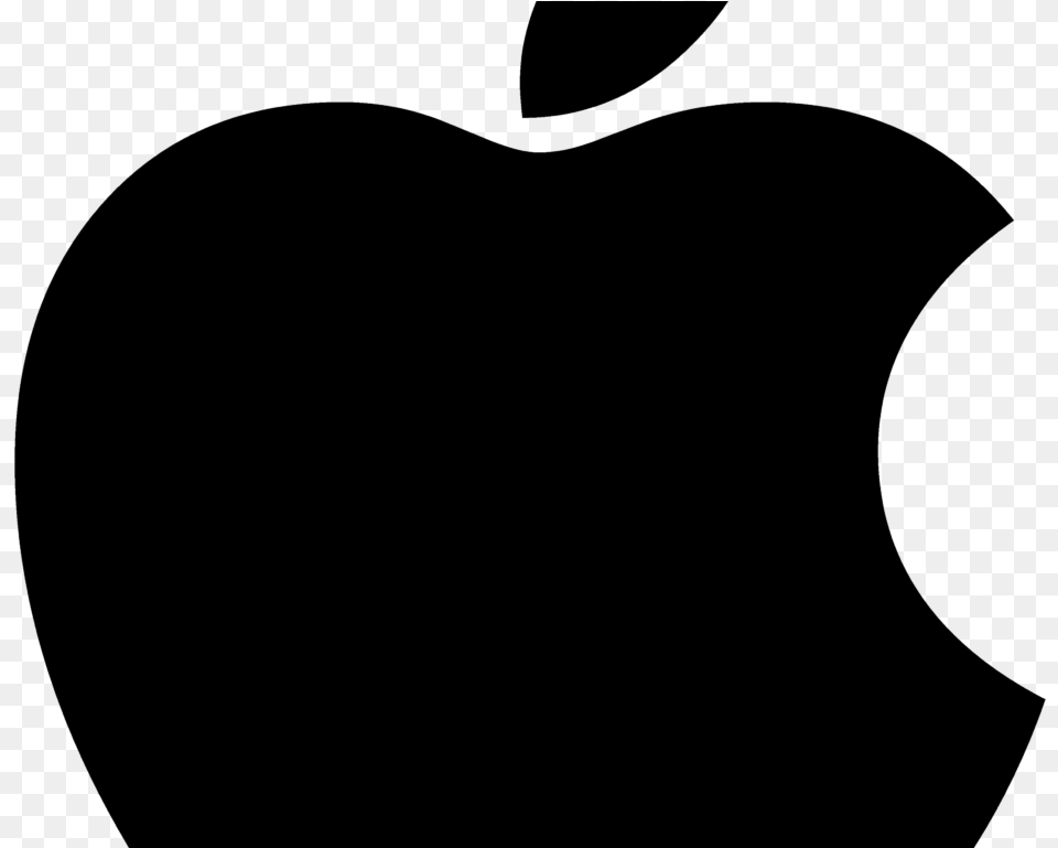 Apple Logo Square, Gray Free Png