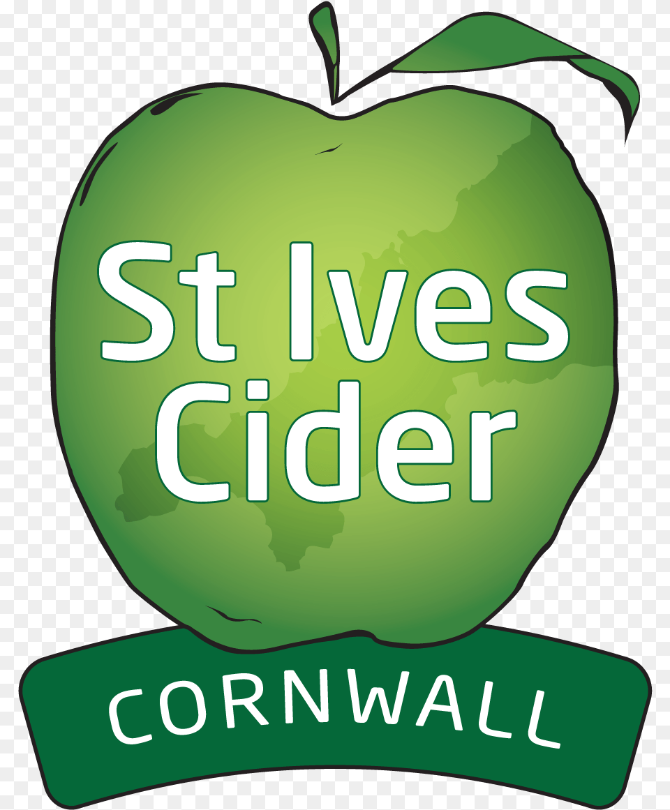 Apple Logo St Ives Cider Fresh, Food, Fruit, Green, Plant Png Image