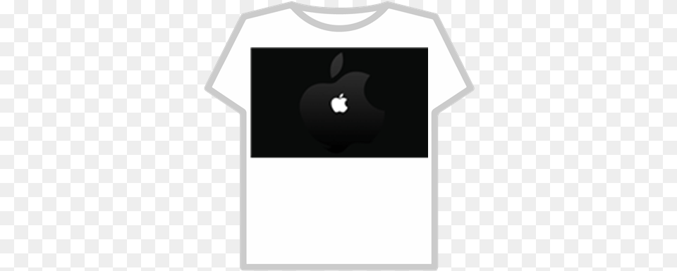Apple Logo Wallpaper Roblox Black T Shirt, Clothing, T-shirt Free Png Download