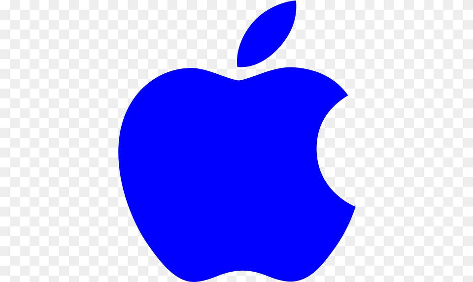 Apple Logo White Apple Logo Blue All Famous Brand Logos, Food, Fruit, Plant, Produce Png