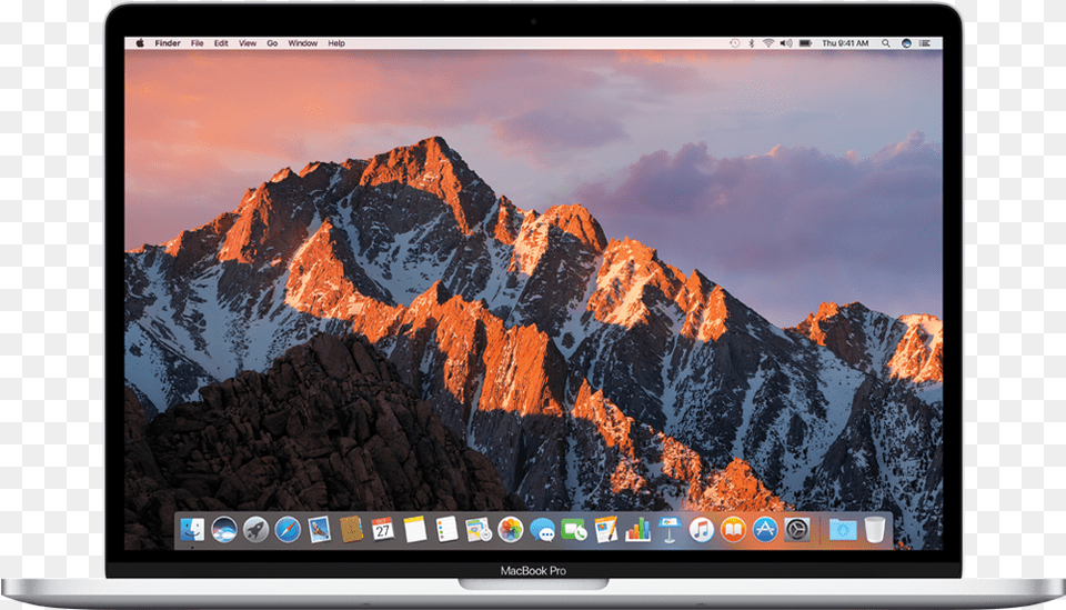 Apple Macbook Pro, Mountain Range, Peak, Outdoors, Nature Png Image