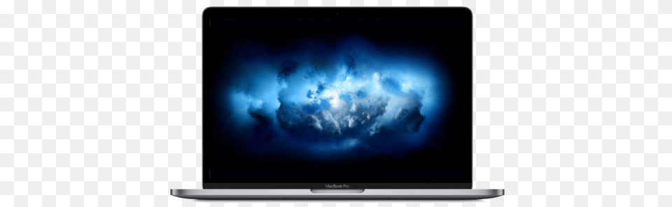 Apple Macbook Pro Image Dark Blue Smok Theme, Computer, Screen, Electronics, Pc Free Transparent Png