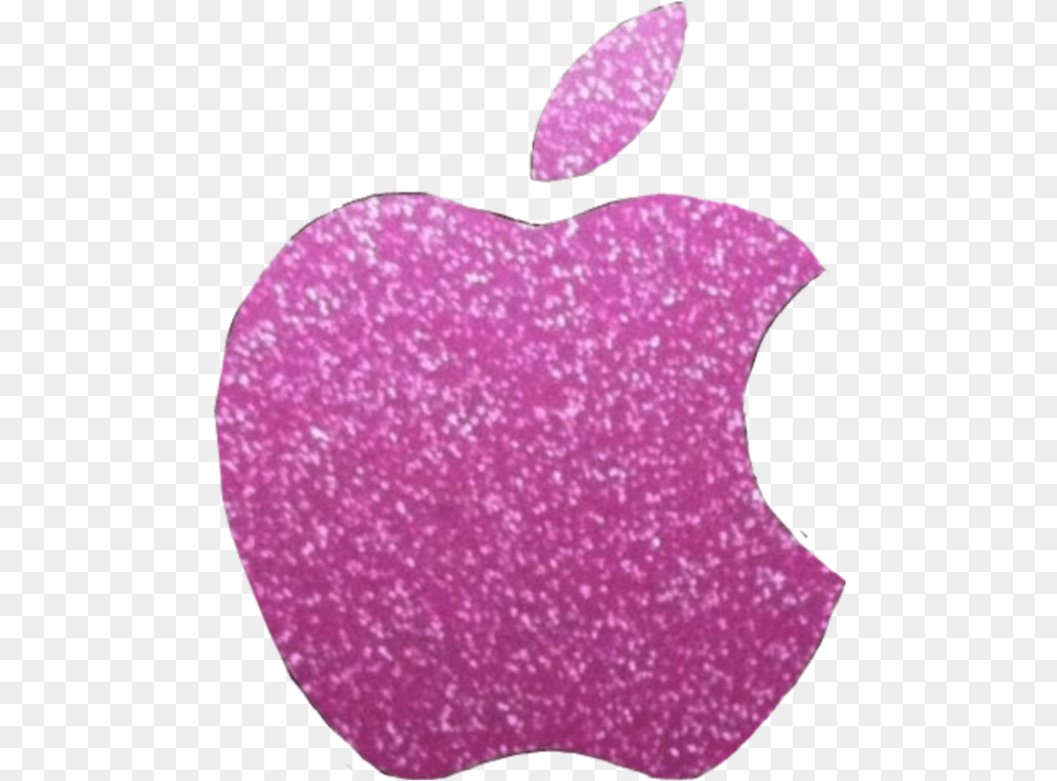 Apple Manzana Glitter Pink Rosado Brillantina Glitter Pink Apple Logo, Flower, Petal, Plant, Astronomy Free Png