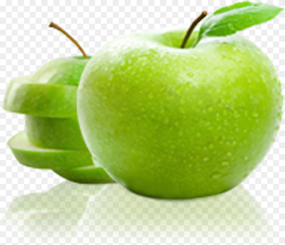 Apple Manzana Smith Fruit Verde Green Manzana Verde, Food, Plant, Produce Free Png Download