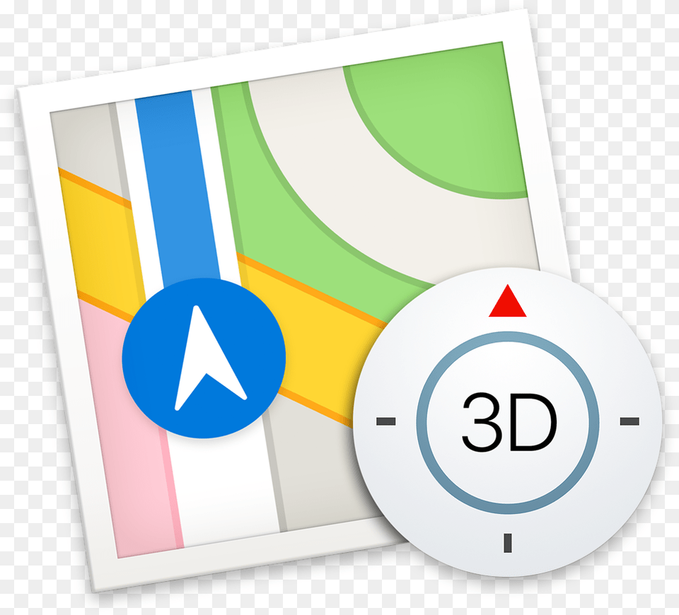 Apple Maps Icon, Text Free Transparent Png