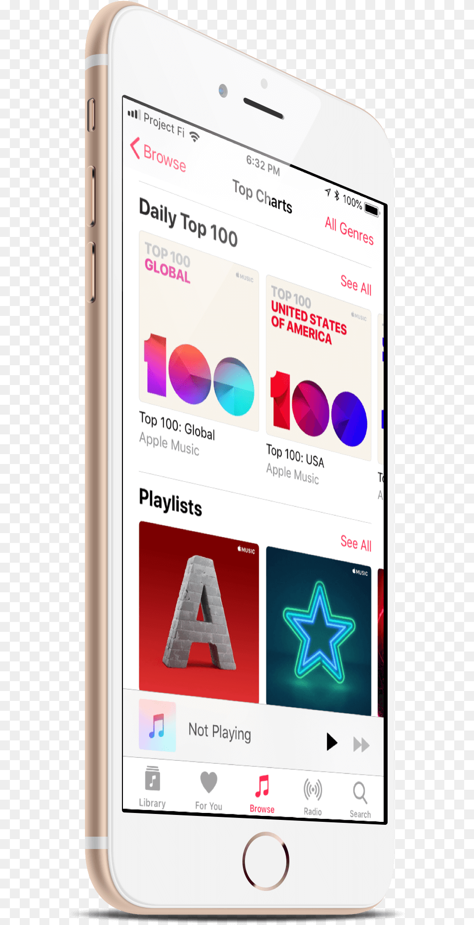 Apple Music Adds Top 100 Playlists Globally And Improves Smart Device, Electronics, Mobile Phone, Phone Png Image