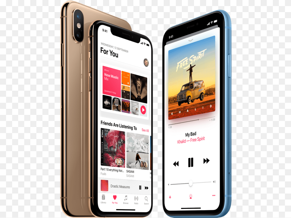 Apple Music Au, Electronics, Mobile Phone, Phone, Person Png Image